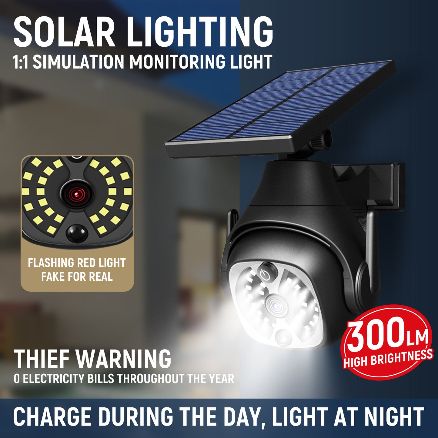 Luces Solares para Exteriores Sensor de Movimiento, Impermeables y Eficientes