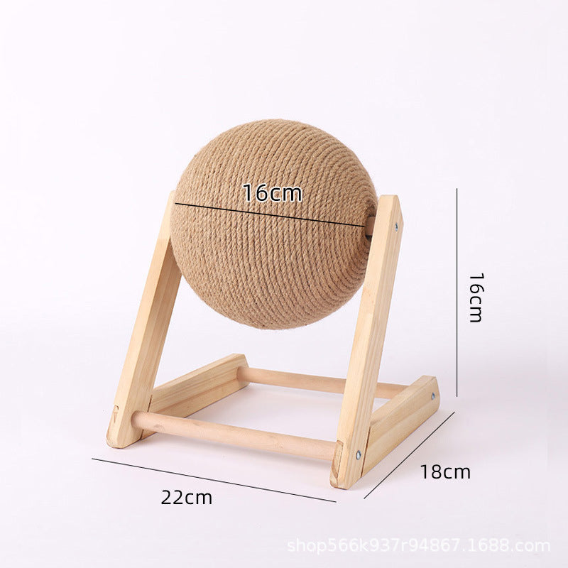Bola de sisal natural, rascador necesario para tu Mascota