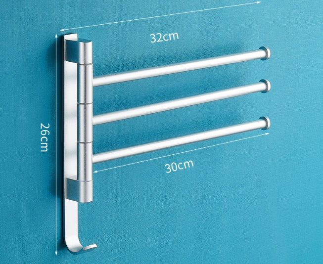 Toallero Multi-barra  Diseño Ajustable, Resistente y Ahorro de Espacio