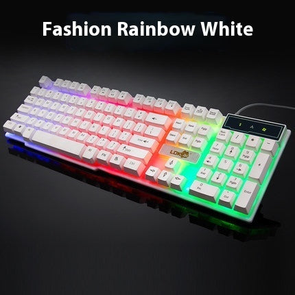 Teclado Gaming con Iluminación LED  Cable USB, Diseño Ergonómico y Respuesta Rápida