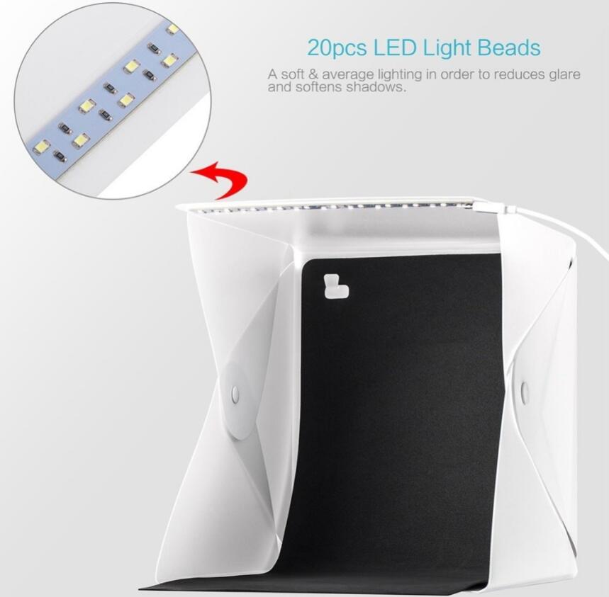 Mini Caja de Luz Plegable  Iluminación Profesional para Fotografía