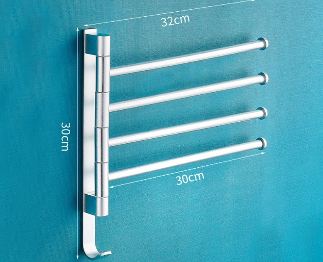 Toallero Multi-barra  Diseño Ajustable, Resistente y Ahorro de Espacio
