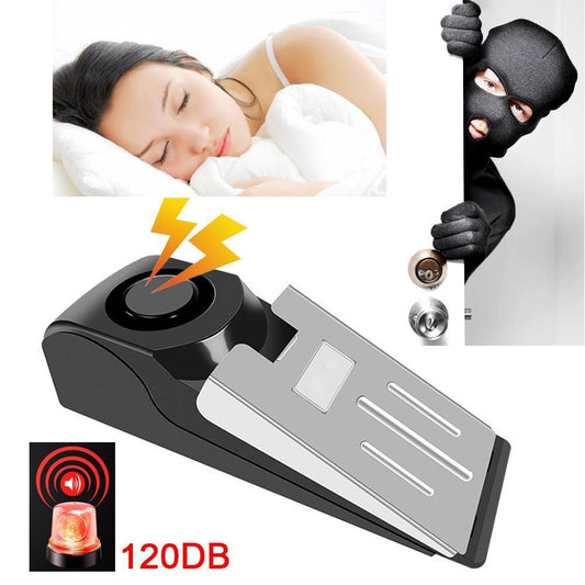 Alarma Antirrobo Inteligente  Tope de Puerta con Detección de Intrusos para Hogar y Hotel