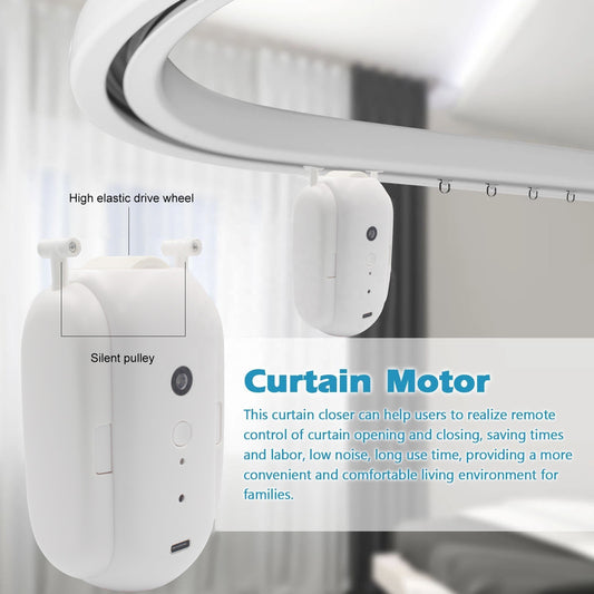 Cortinas Automáticas Inteligentes  Control Bluetooth, Motor Silencioso y Ajuste Personalizado