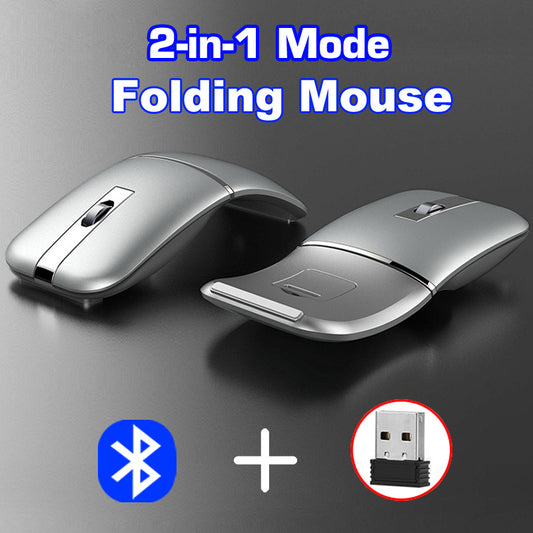 Mouse Bluetooth Dual Mode  Recargable, Ultra Delgado & Silencioso