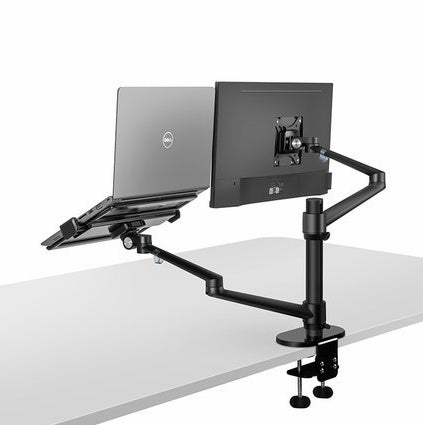 Soporte Ergonómico de Aluminio para Laptop y Monitor – Ajuste Total y Diseño Multifuncional