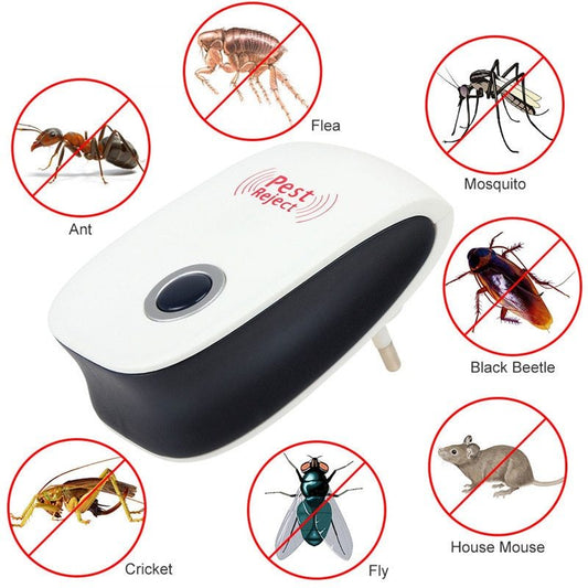 Repelente Ultrasónico Recargable  Protección contra Mosquitos, Ratones e Insectos para el Hogar
