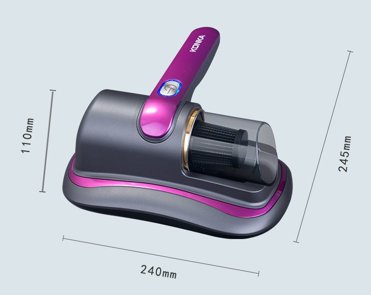 Aspirador de Ácaros con Luz UV  Inalámbrico, Esterilización y Potencia de Succión