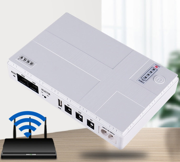 Fuente de Energía de Respaldo  Router, Monitores y Dispositivos de Dormitorio