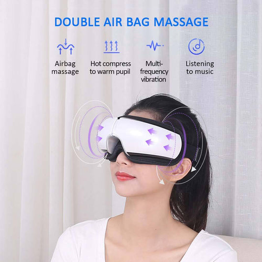 Masajeador Inteligente para Ojos  Relajación, Acupresión y Terapia de Calor