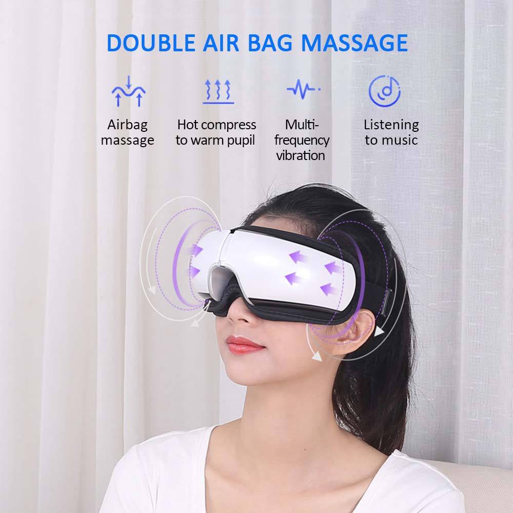 Masajeador Inteligente para Ojos  Relajación, Acupresión y Terapia de Calor