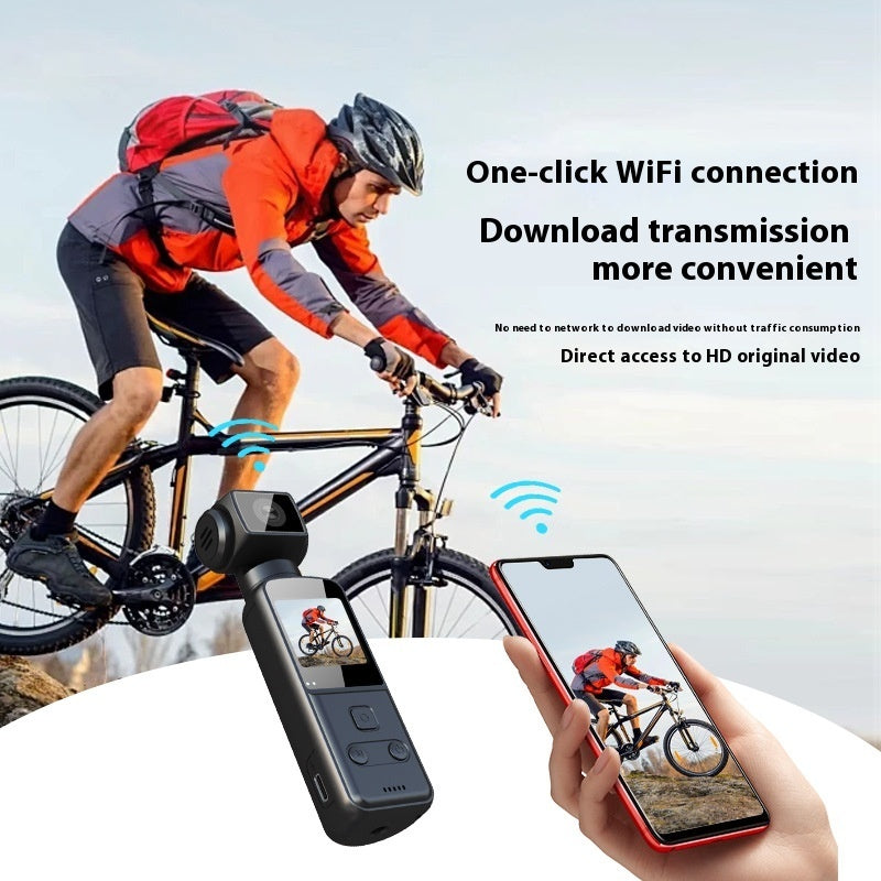 Mini Cámara Deportiva 4K HD  Estabilización Antivibración & Diseño Compacto