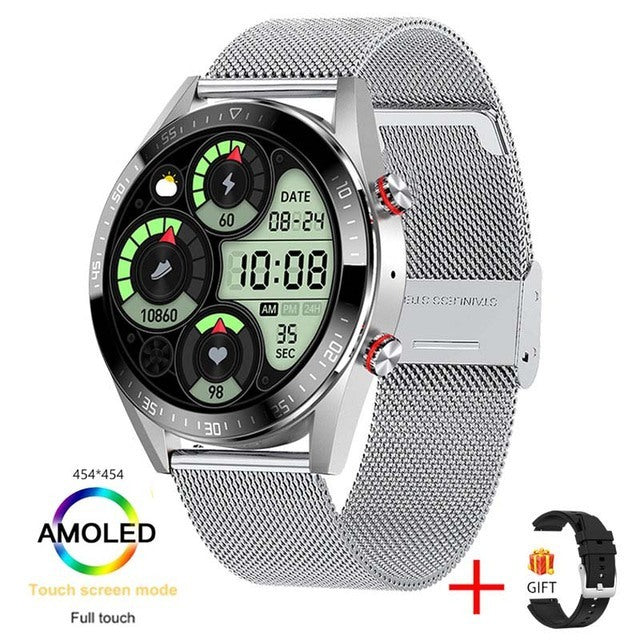 Smartwatch Bluetooth con Llamadas  Monitor de Salud & Pantalla Siempre Activa