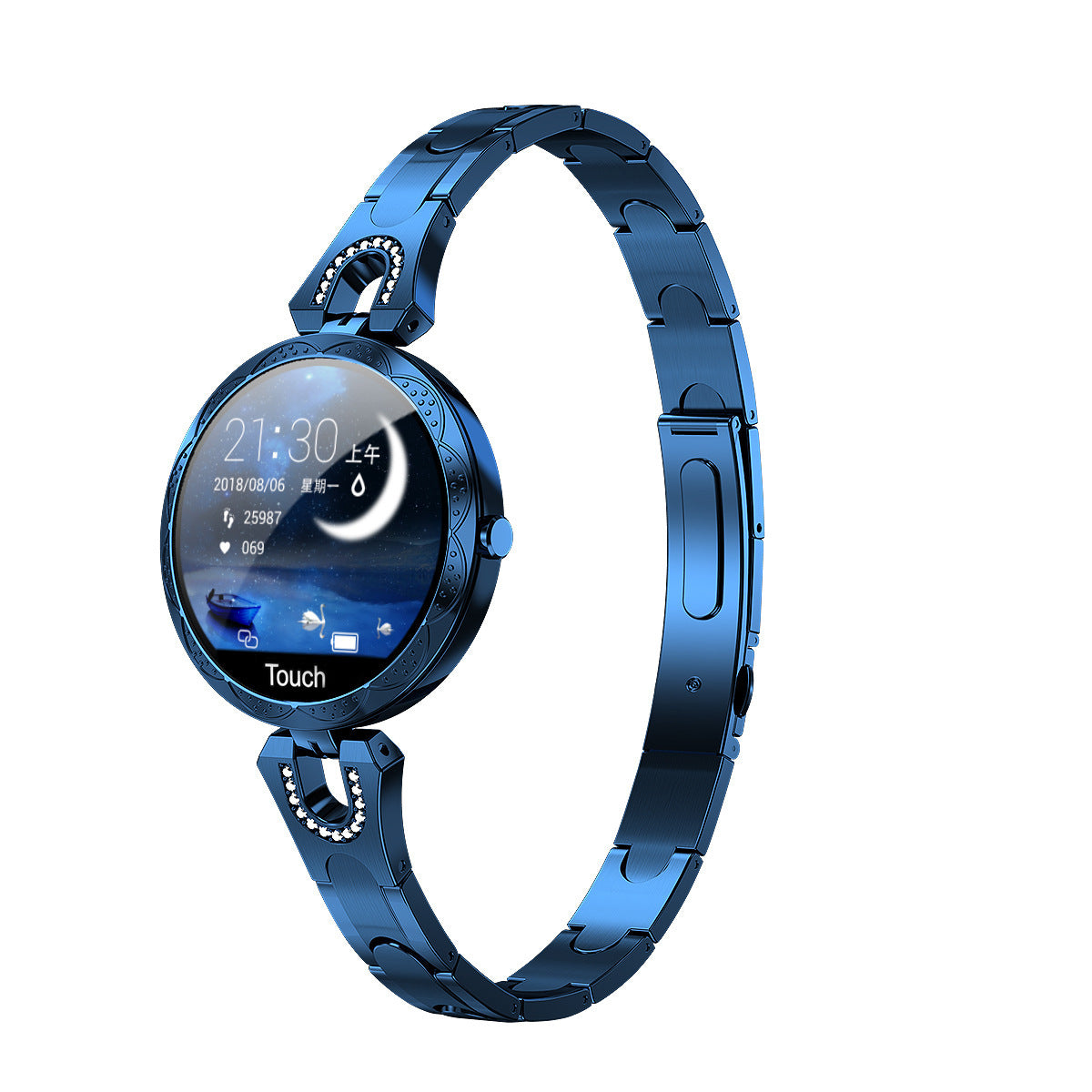 Smartwatch para Mujeres. Resistente al Agua, Monitor de Frecuencia Cardíaca y Diseño muy Elegante