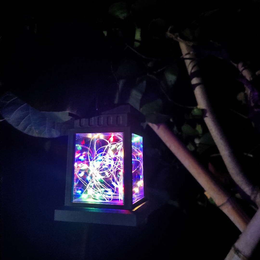 Luces Colgantes Impermeables para Jardín  Iluminación Exterior Decorativa, Hermosa