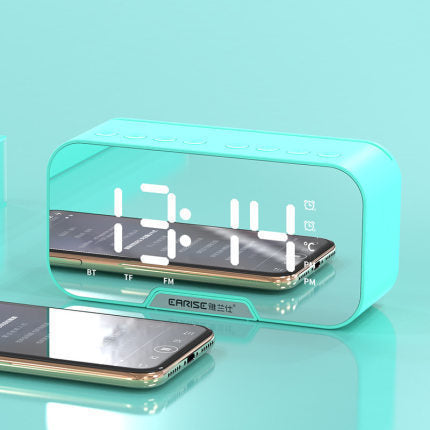 Reloj Despertador Multifuncional  Altavoz Bluetooth, Subwoofer y Audio Premium