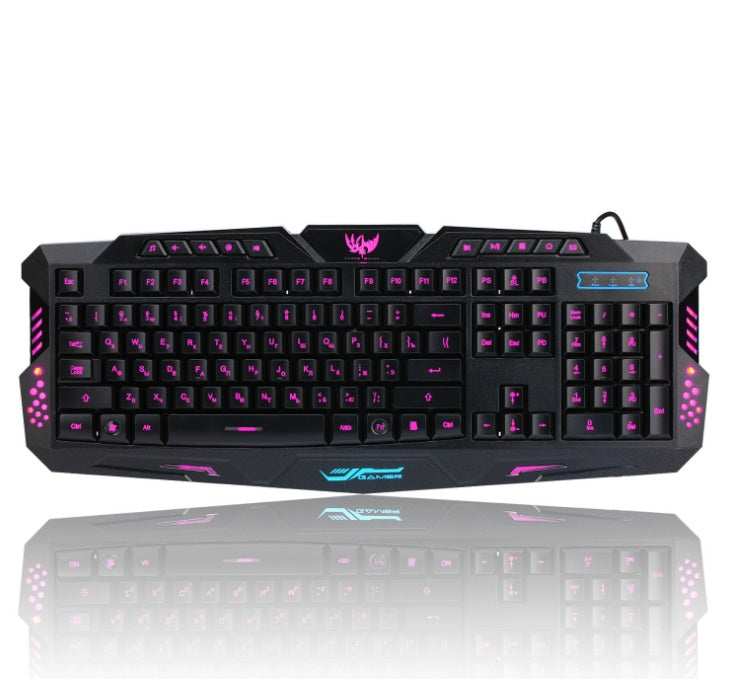 Teclado Gaming J10  Retroiluminación Tricolor, Cable USB y Diseño Ergonómico