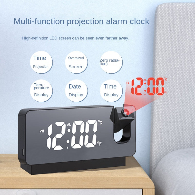 Reloj Electrónico LED con Pantalla Grande | Alarma Inteligente con Temperatura y Humedad