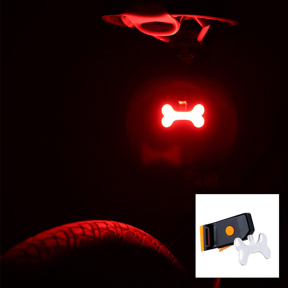 Luz Trasera LED para Bicicleta | Recargable USB con Múltiples Modos de Iluminación