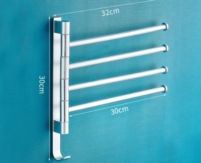 Toallero Multi-barra  Diseño Ajustable, Resistente y Ahorro de Espacio