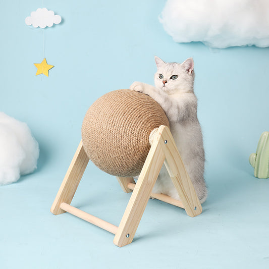 Bola de sisal natural, rascador necesario para tu Mascota
