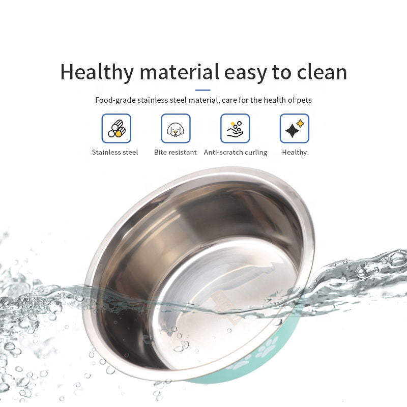 Comederos Antideslizantes de Acero Inoxidable para Perros | Tazones para Alimentación y Agua