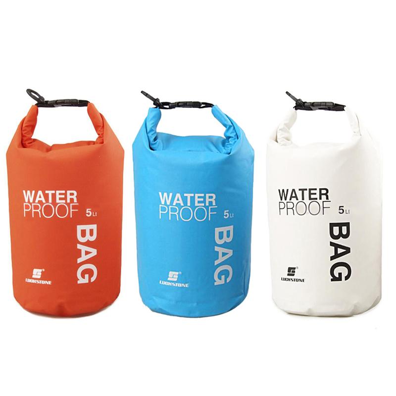 Bolsa Impermeable 5L/10L/20L | Mochila Kayak, Camping y Deportes Acuáticos