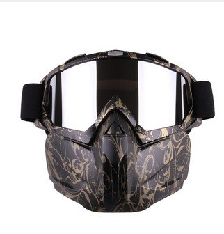 Gafas de Esquí y Motocross con Máscara | Protección UV y Antiviento