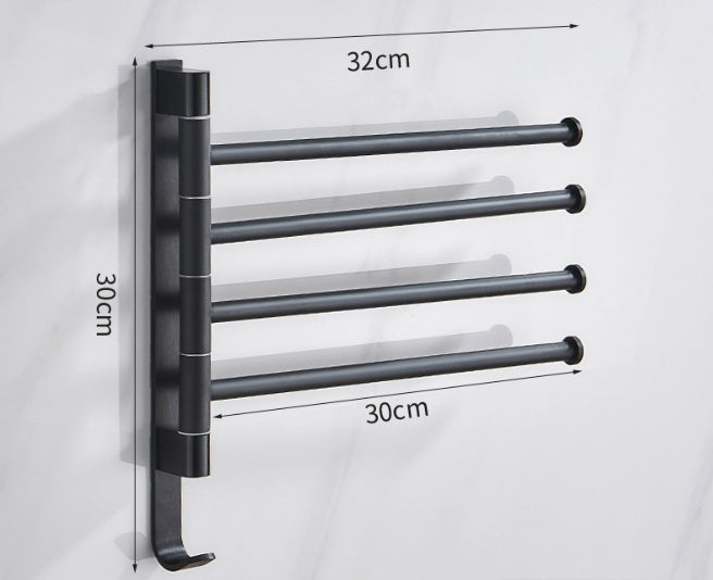 Toallero Multi-barra  Diseño Ajustable, Resistente y Ahorro de Espacio