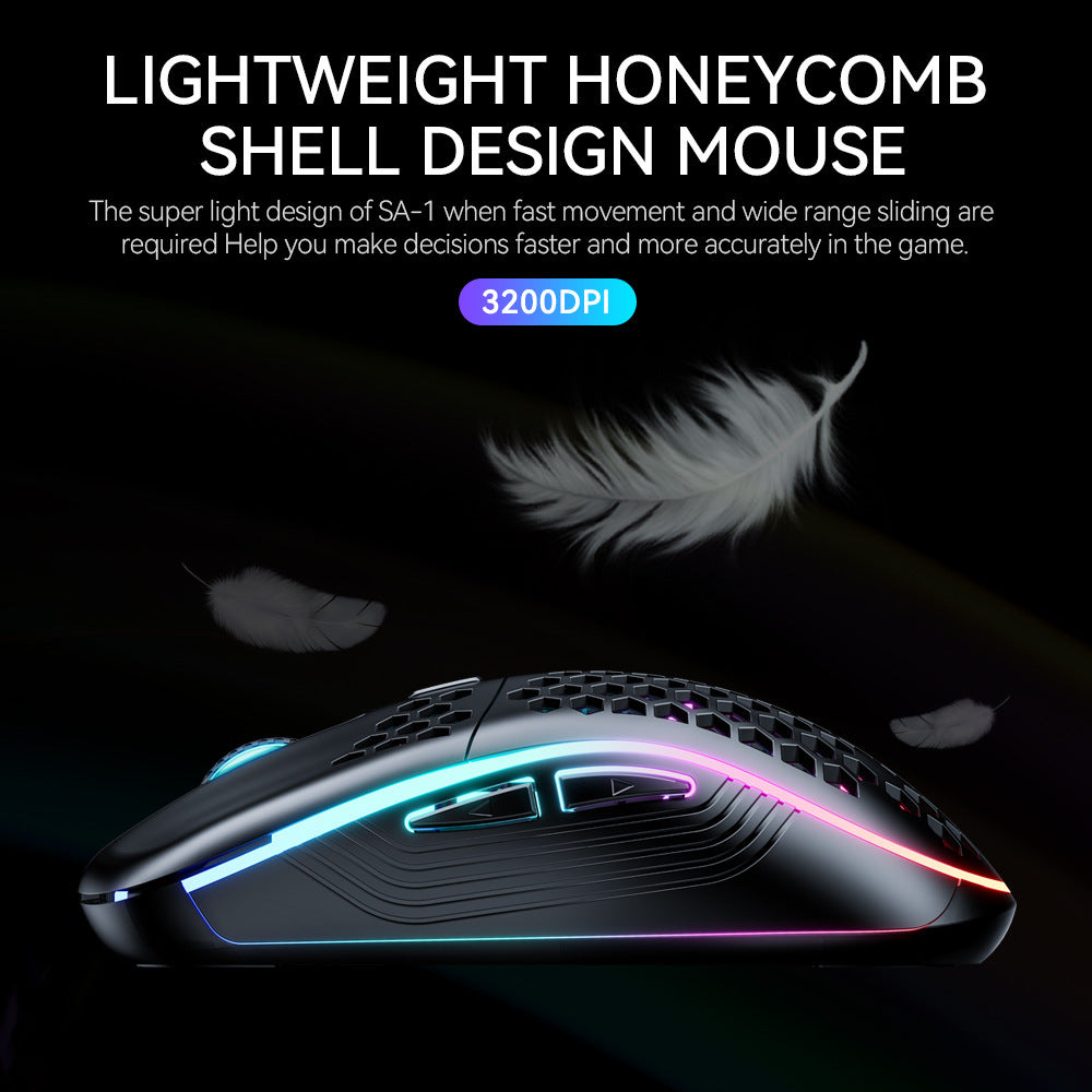Mouse diseñado para gamers que buscan precisión, velocidad y estilo.