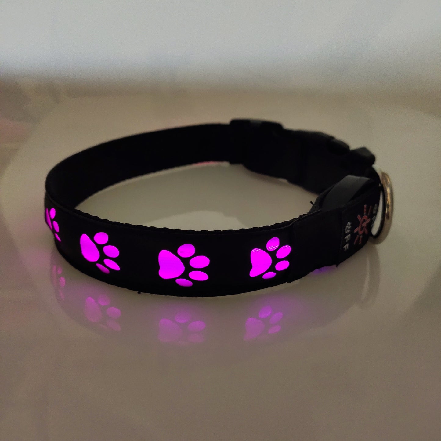 Collar Luminoso Recargable para Perros | Luz LED de Seguridad Antipérdida y Antiatropello