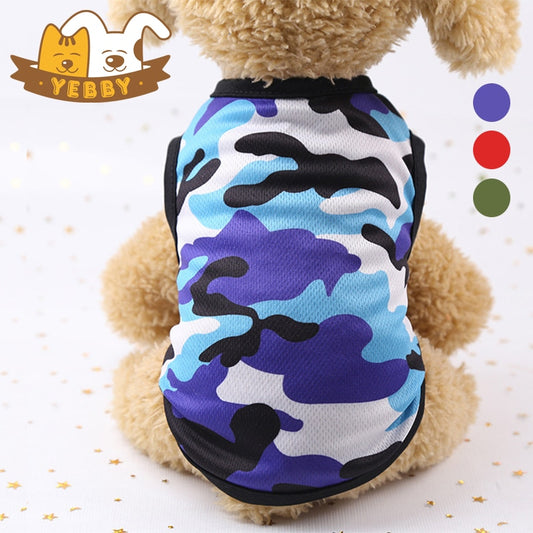 Camiseta Militar para Perros  Chaleco Camuflado de Verano  Estilo y Comodidad