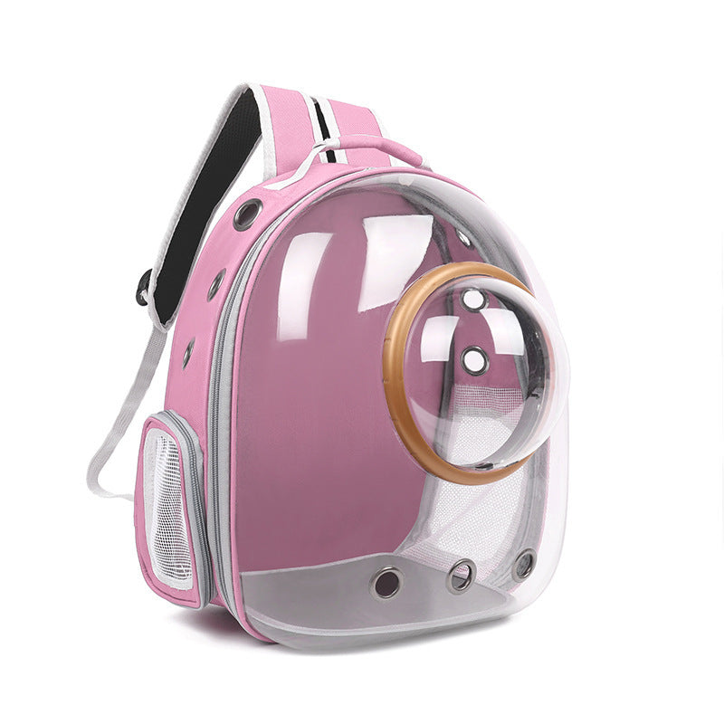 Bolso de Hombro Transparente para Gatos | Mochila Espacial Portátil para Mascotas