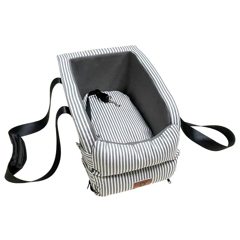 Cama Portátil para Perros | Asiento de Auto con Arnés de Seguridad