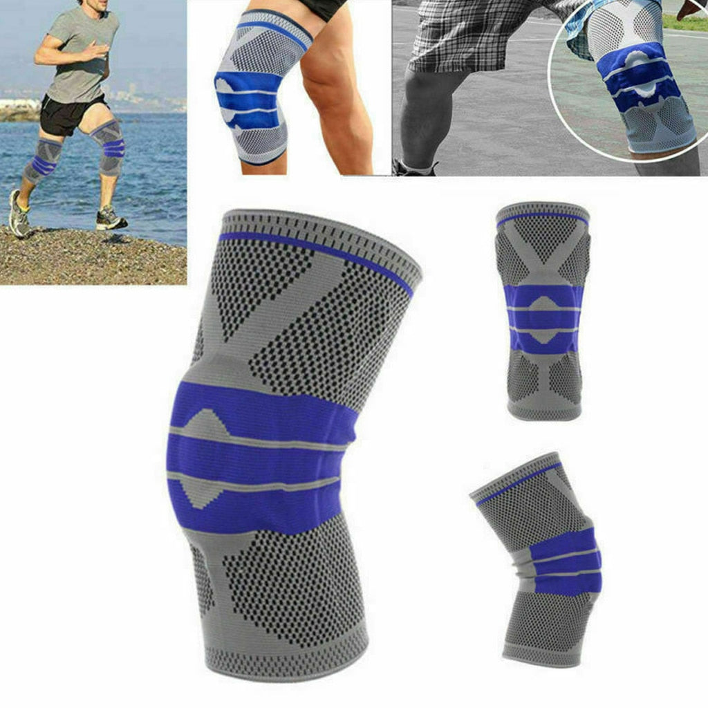 Rodillera Deportiva de Compresión | Soporte de Nylon para Running, Baloncesto y Fitness