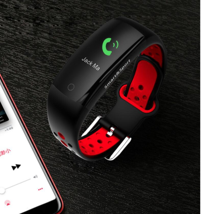 Smart Bracelet Q6S, Monitoreo de Frecuencia Cardíaca y Presión Arterial.
