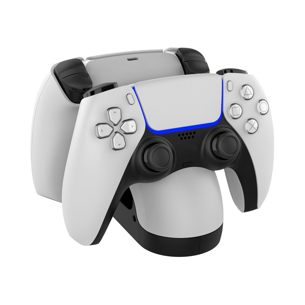 Cargador Doble para Gamepad PS5  Contacto Seguro & Carga Simultánea