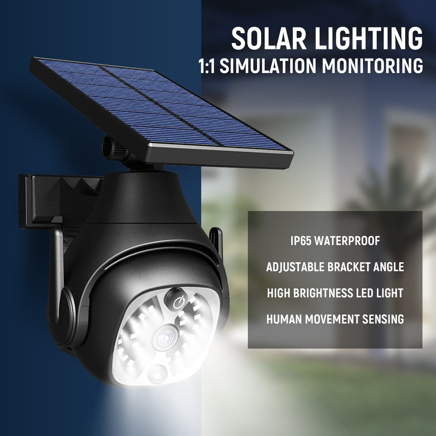 Luces Solares para Exteriores Sensor de Movimiento, Impermeables y Eficientes