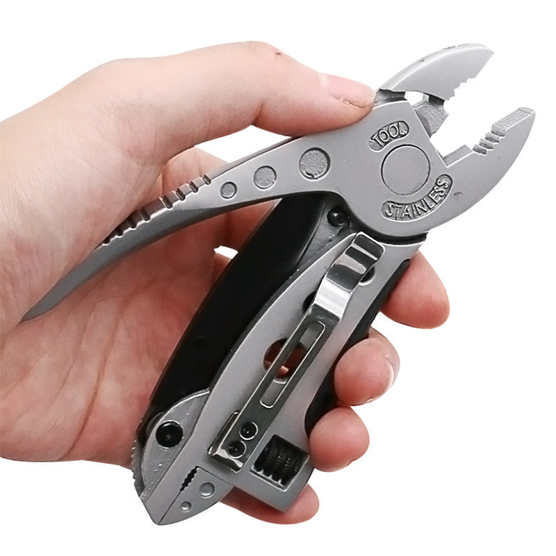 Alicate Multifuncional para Camping | Herramienta de Montañismo con Llave Ajustable