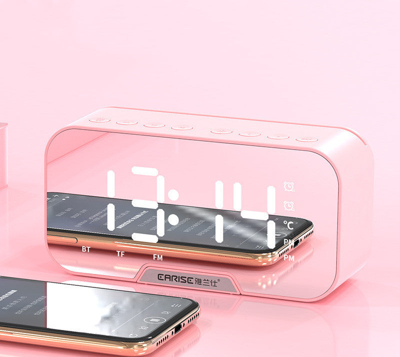 Reloj Despertador Multifuncional  Altavoz Bluetooth, Subwoofer y Audio Premium