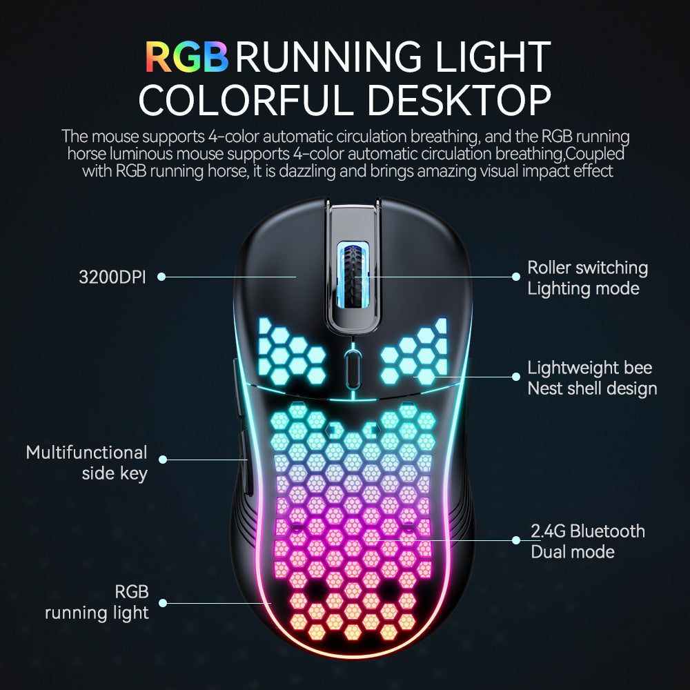 Mouse diseñado para gamers que buscan precisión, velocidad y estilo.