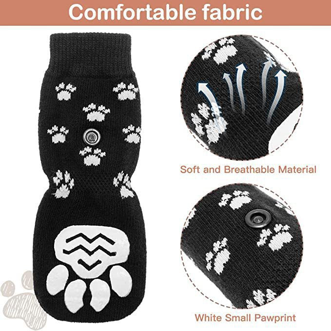 Calcetines Antideslizantes e Impermeables para Mascotas: Protección y Comodidad para Perros y Gatos