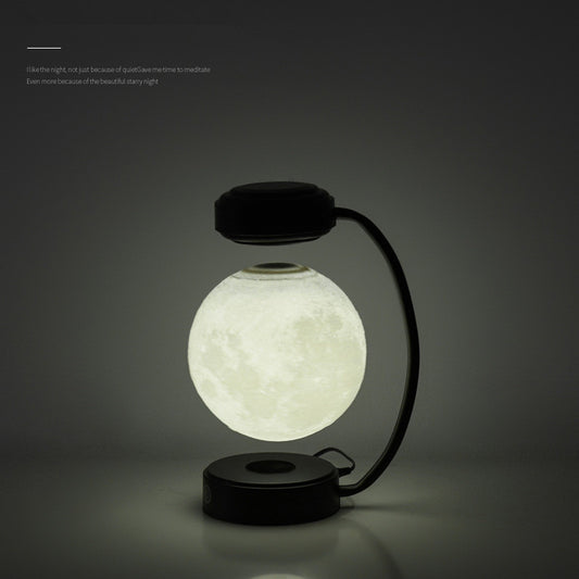 Lámpara Flotante LED Luna 3D  Levitación Magnética, Rotación y Decoración Moderna.
