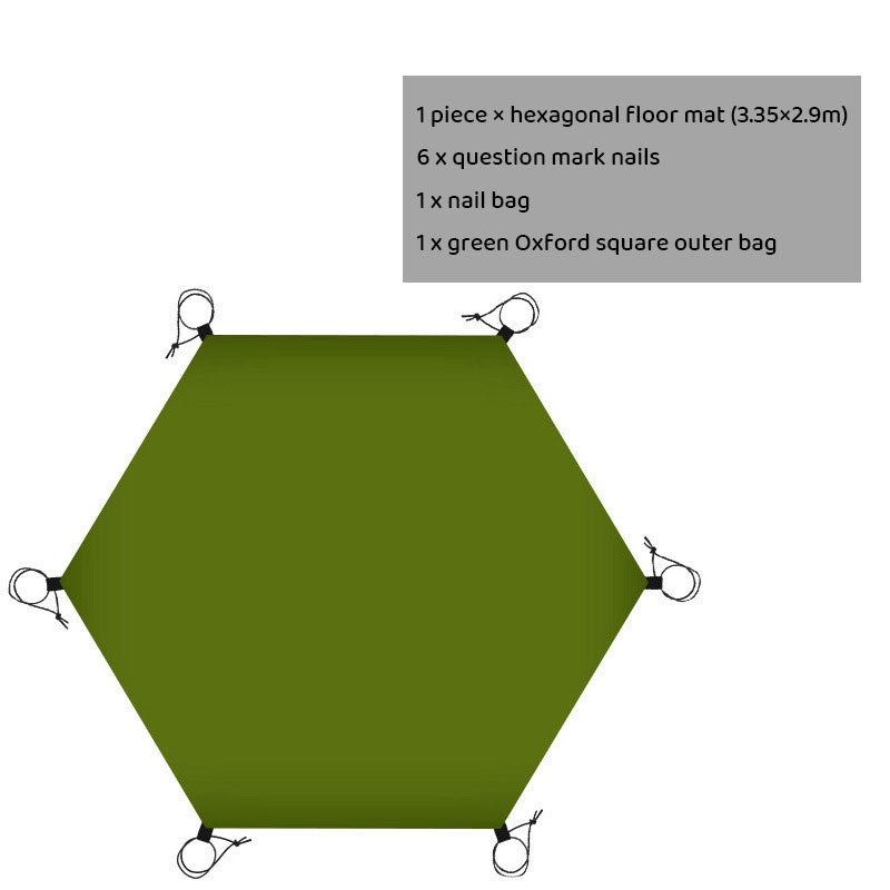 Manta de Camping Impermeable | Oxford Cloth Resistente al Agua y al Desgaste. Multiples usos.