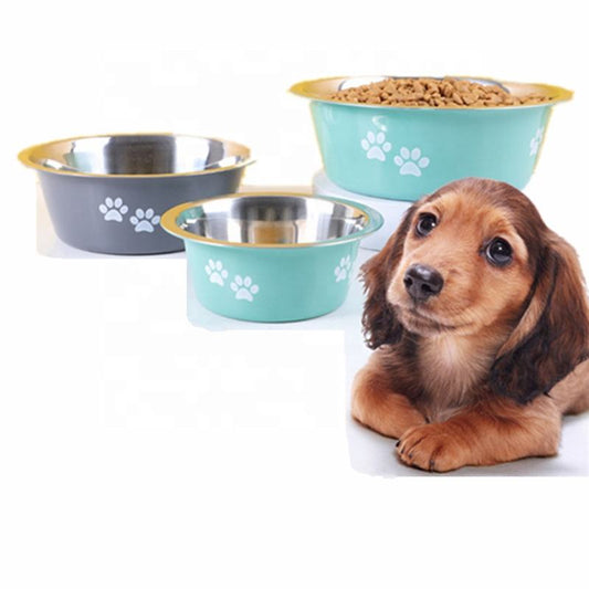 Comederos Antideslizantes de Acero Inoxidable para Perros | Tazones para Alimentación y Agua
