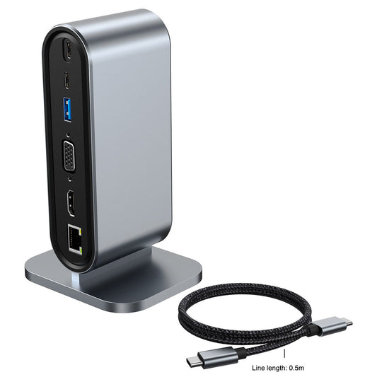 Docking Station USB-C 12 en 1 | Triple Pantalla | Carga PD 85W & Ethernet