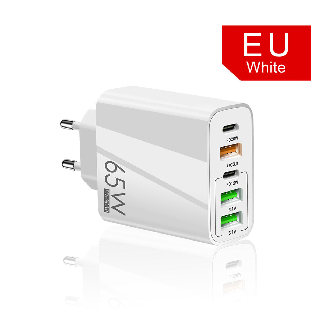 Cargador Rápido PD65W: Potencia y Eficiencia para Dispositivos Móviles
