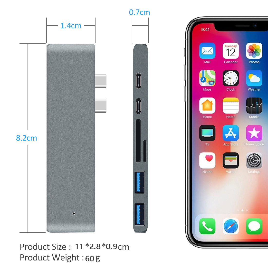 ✨ 7-en-1 Hub USB-C  HDMI 4K  Expansión Inteligente ✨