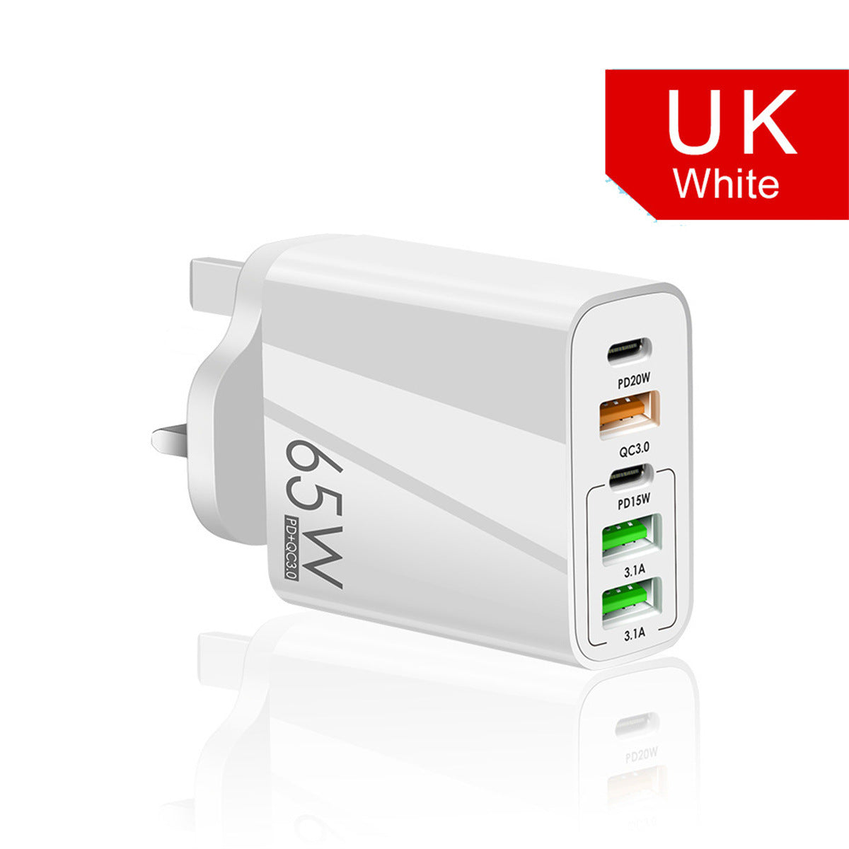 Cargador Rápido PD65W: Potencia y Eficiencia para Dispositivos Móviles