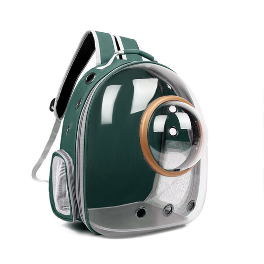 Bolso de Hombro Transparente para Gatos | Mochila Espacial Portátil para Mascotas